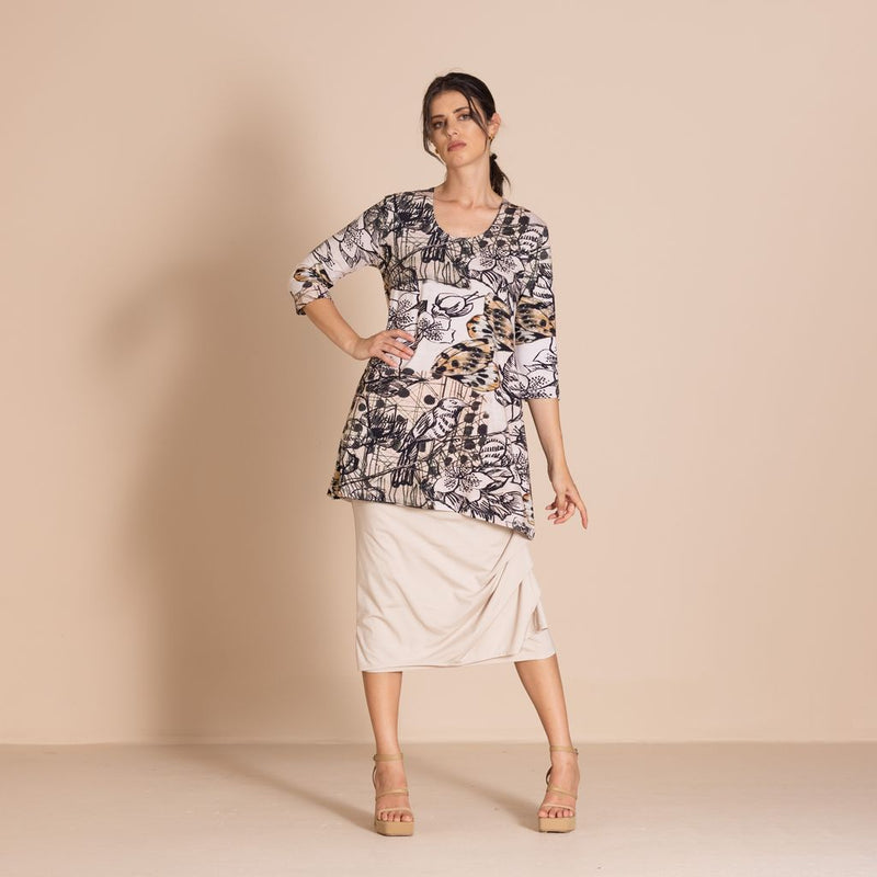 Megan Salmon - Rosencrantz Tunic Tee - M6639