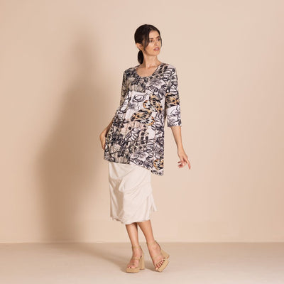 Megan Salmon - Rosencrantz Tunic Tee - M6639