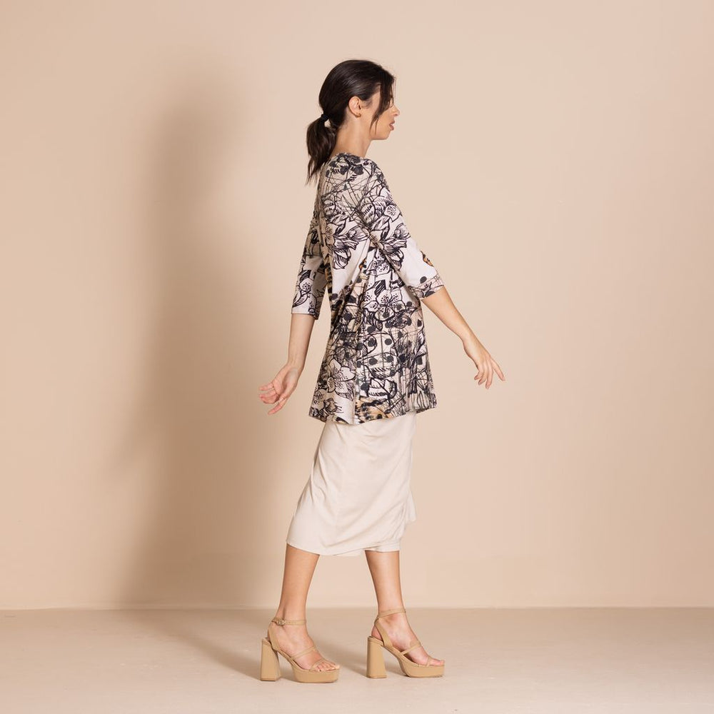 Megan Salmon - Rosencrantz Tunic Tee - M6639