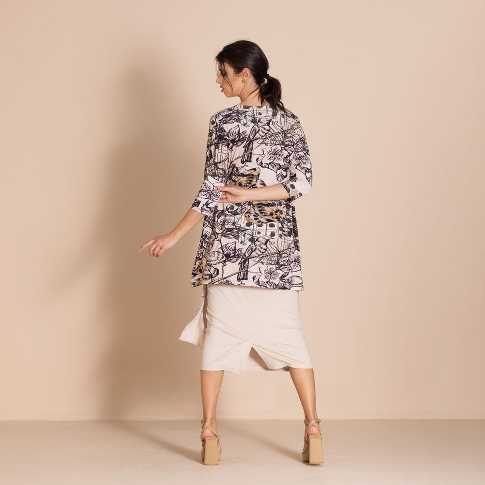 Megan Salmon - Rosencrantz Tunic Tee - M6639