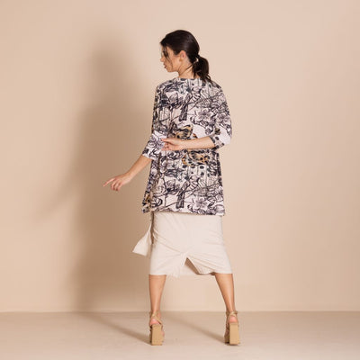 Megan Salmon - Rosencrantz Tunic Tee - M6639