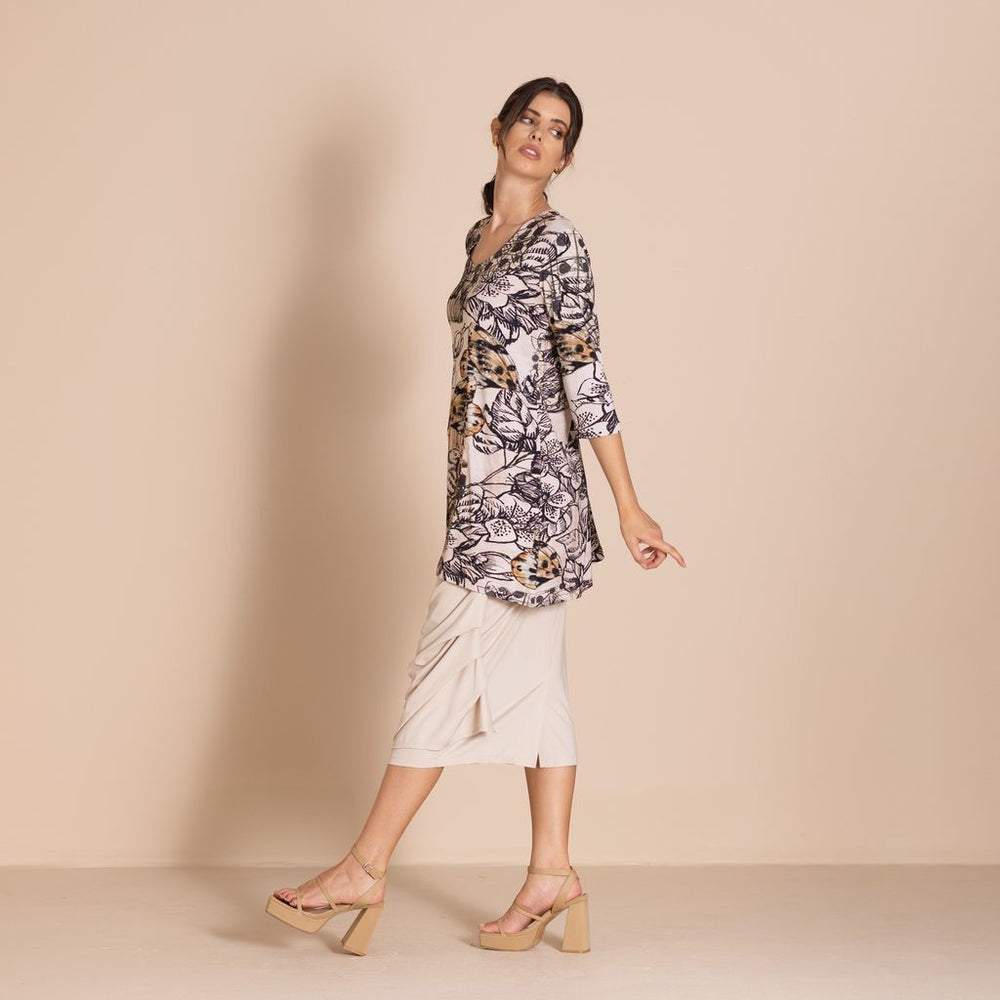 Megan Salmon - Rosencrantz Tunic Tee - M6639