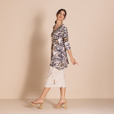 Megan Salmon - Rosencrantz Tunic Tee - M6639