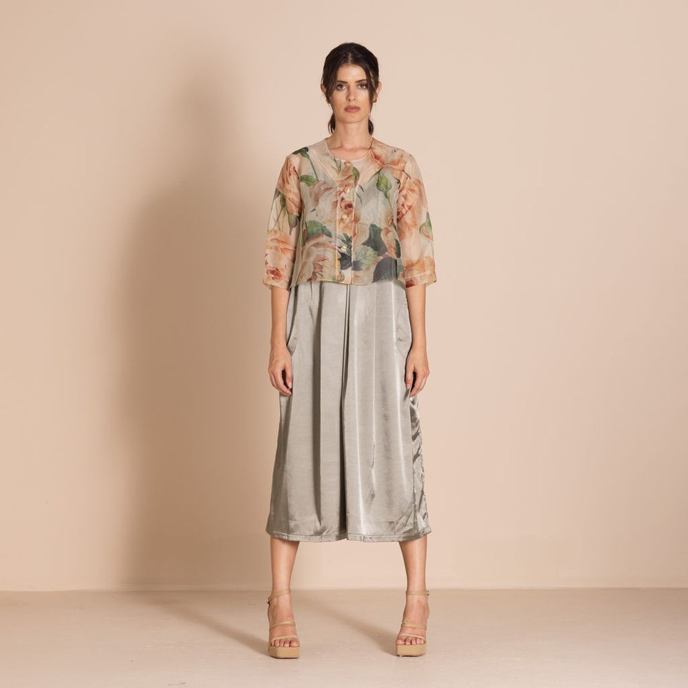 Megan Salmon - Roses Birdie Jacket - M5604