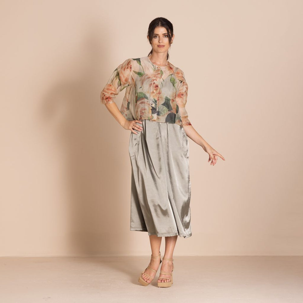 Megan Salmon - Roses Birdie Jacket - M5604