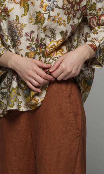 Muse - Sanne Linen Pant - Amber
