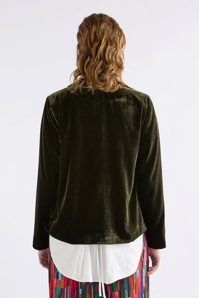Elk - Suuri Double Breasted Blazer - Deep Olive