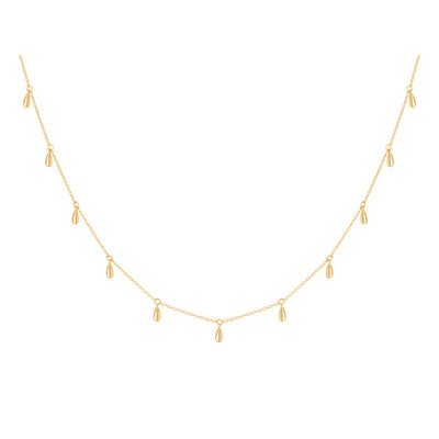 Murkani - Teardrop Choker - Gold