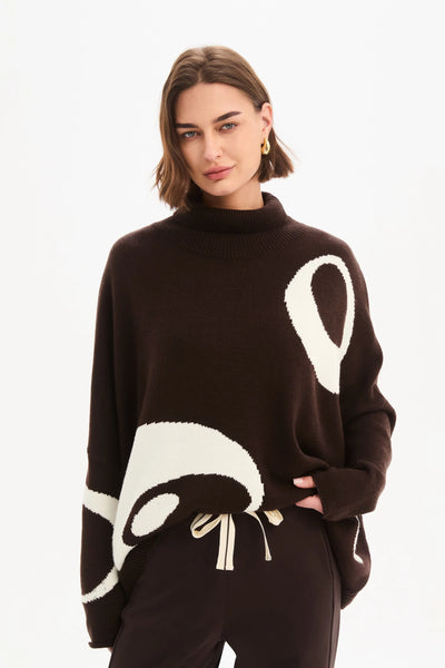 Tirelli - Retro Circle Print Top