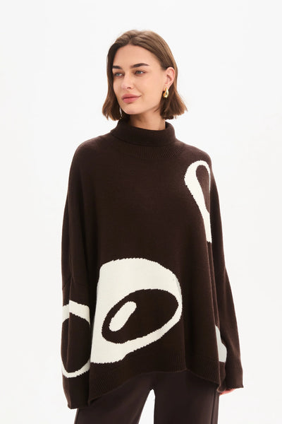 Tirelli - Retro Circle Print Top