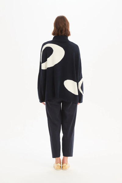 Tirelli - Retro Circle Print Top