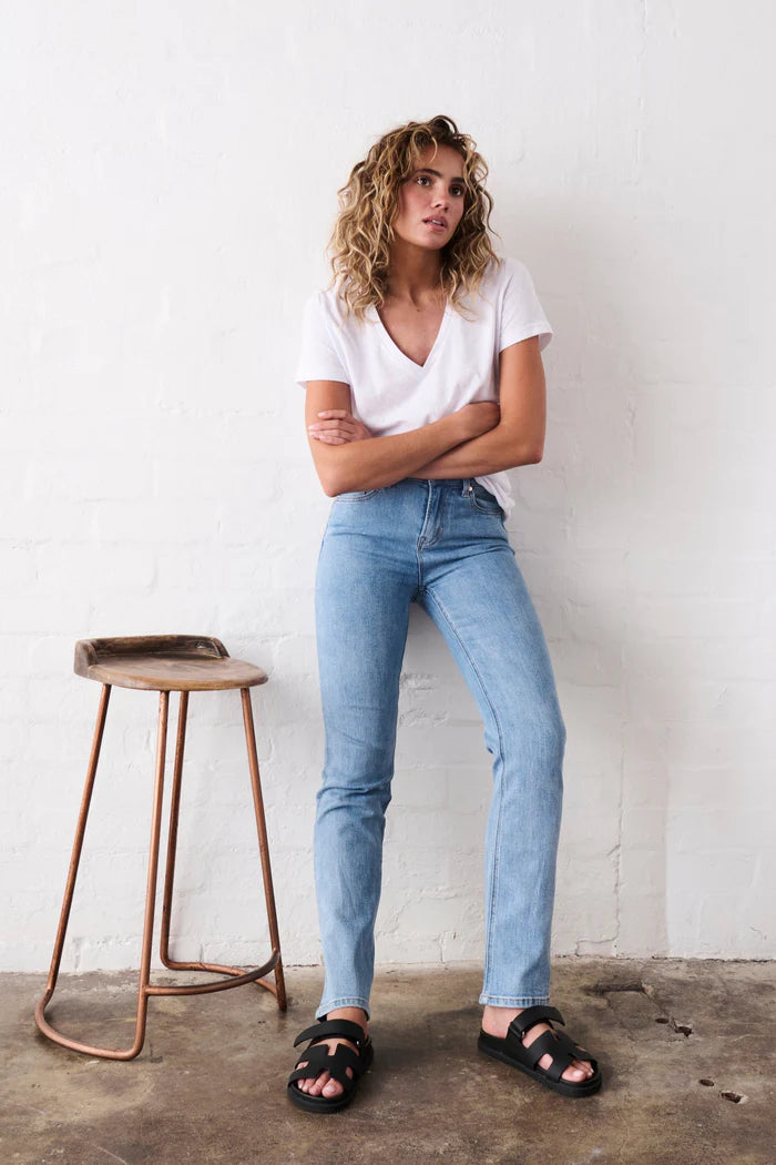 Kireina - Vacay Jean Long - 70s Blue - KSP250029