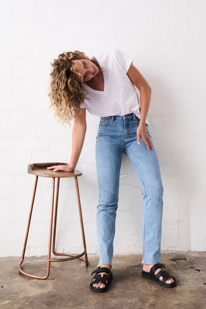Kireina - Vacay Jean Long - 70s Blue - KSP250029