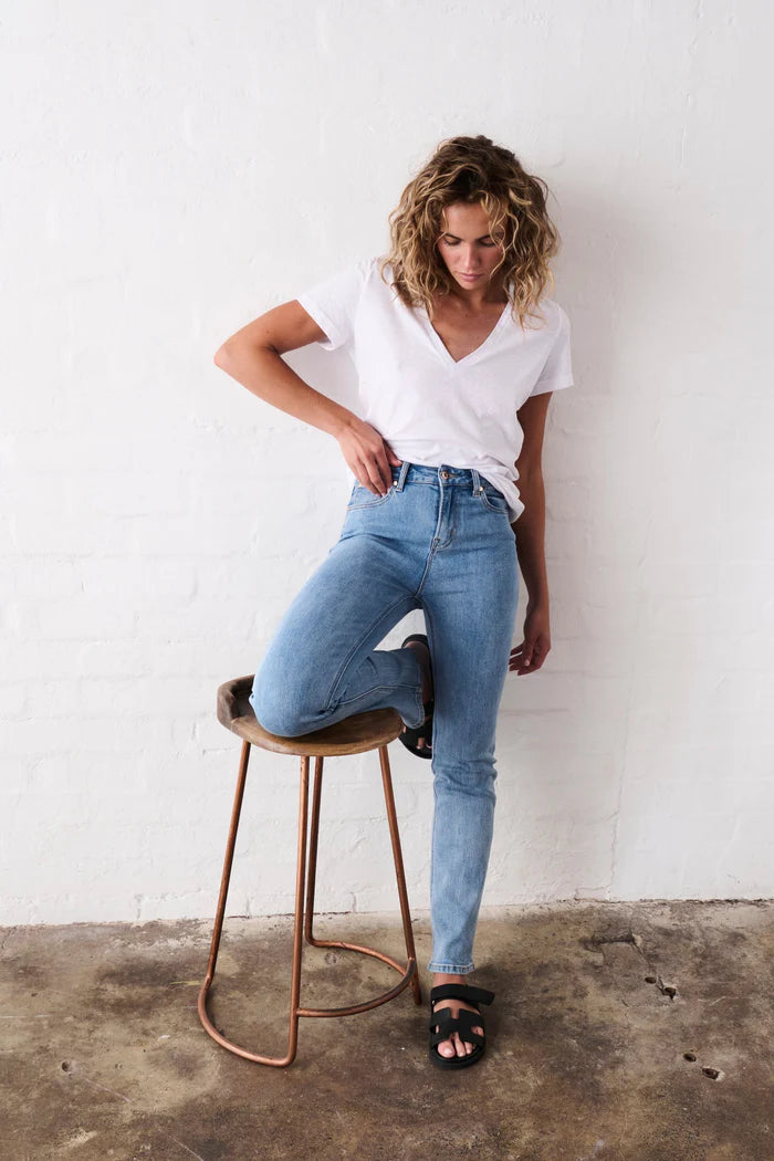 Kireina - Vacay Jean Long - 70s Blue - KSP250029