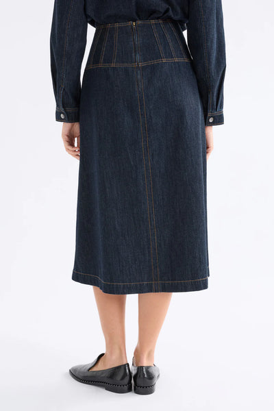 Elk - Valor Skirt - Mid Blue Denim