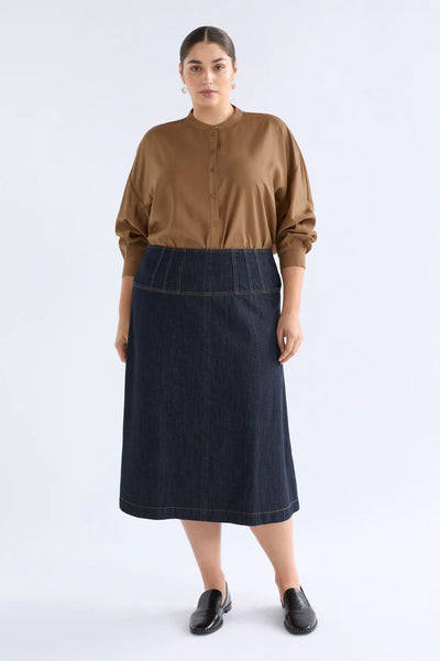 Elk - Valor Skirt - Mid Blue Denim