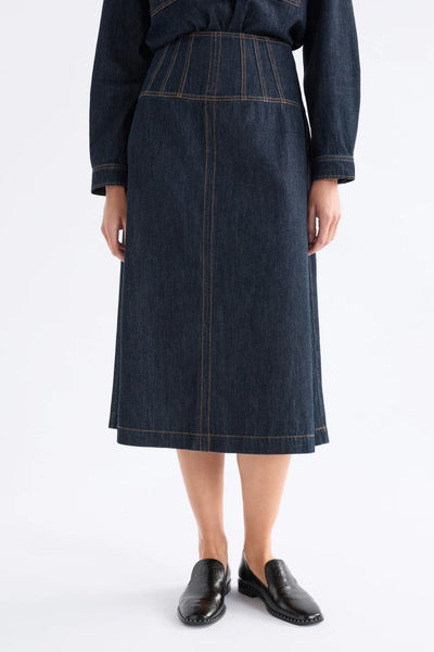 Elk - Valor Skirt - Mid Blue Denim