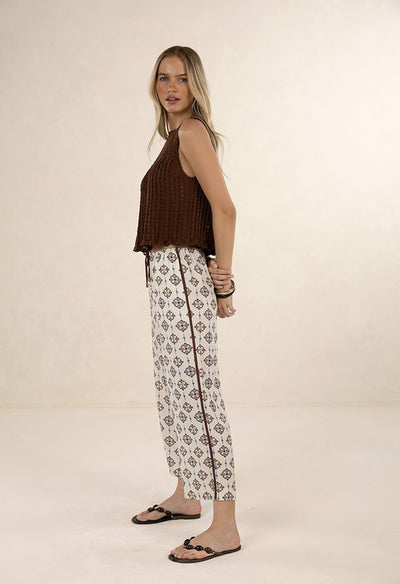 Humidity - Vintage Tales Pant - Cream/Choc