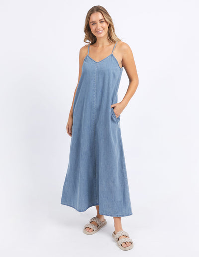 Foxwood - Roma Denim Dress - Mid Blue