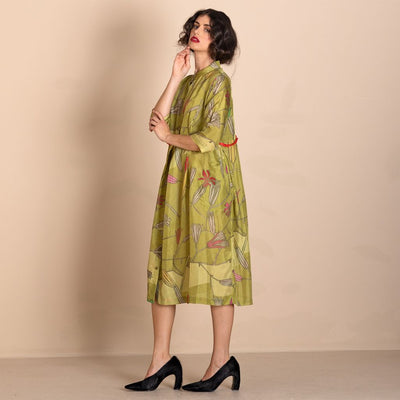 Megan Salmon - Wall Lettuce Molly Grandpa Dress