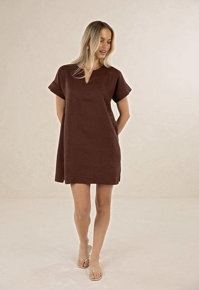 Humidity - Yana Dress - Chocolate