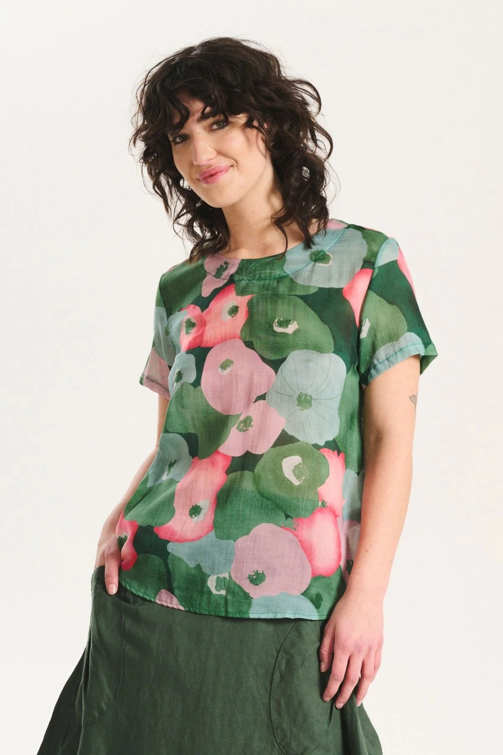 Olga De Polga - Zahara Top - Green - TP3022