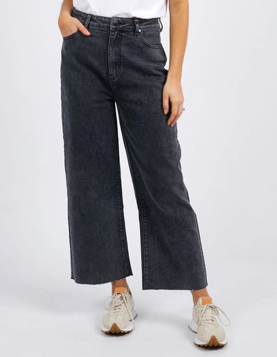Foxwood - Haven Culotte - Washed Black